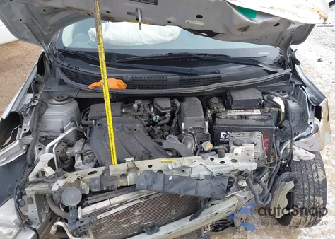 2012 Nissan Versa 1.6 S из США, поврежденный, VIN 3N1CN7AP9CL843286